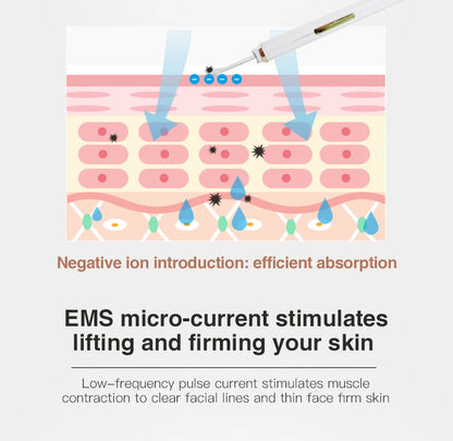 Ultrasonic Skin Scrubber Vibration Face