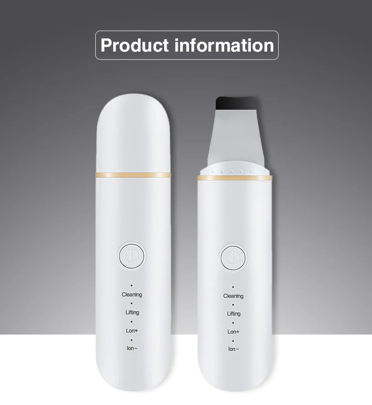 Ultrasonic Skin Scrubber Vibration Face
