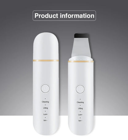 Ultrasonic Skin Scrubber Vibration Face