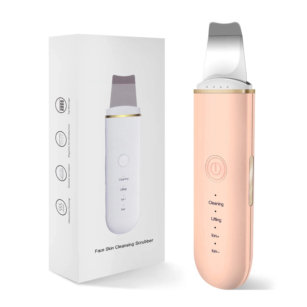Ultrasonic Skin Scrubber Vibration Face