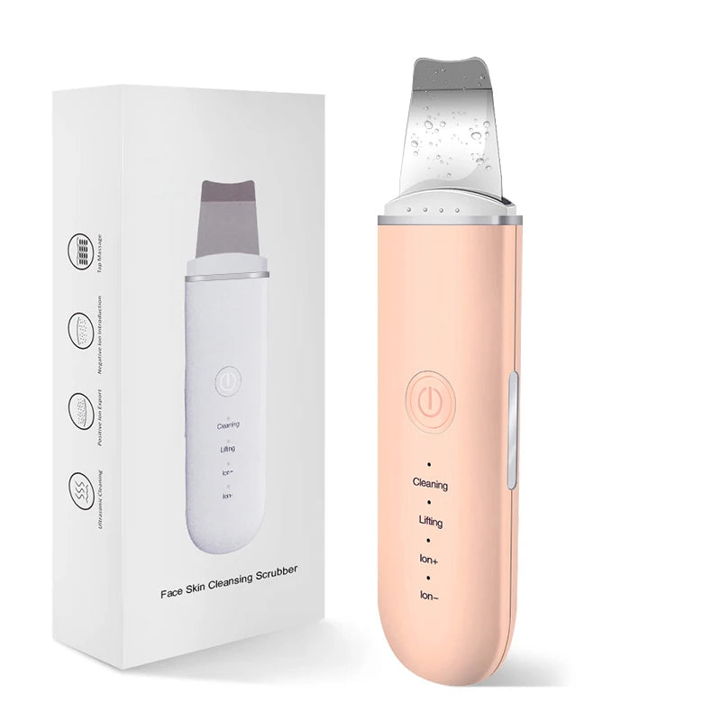 Ultrasonic Skin Scrubber Vibration Face