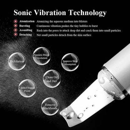Ultrasonic Skin Scrubber Vibration Face
