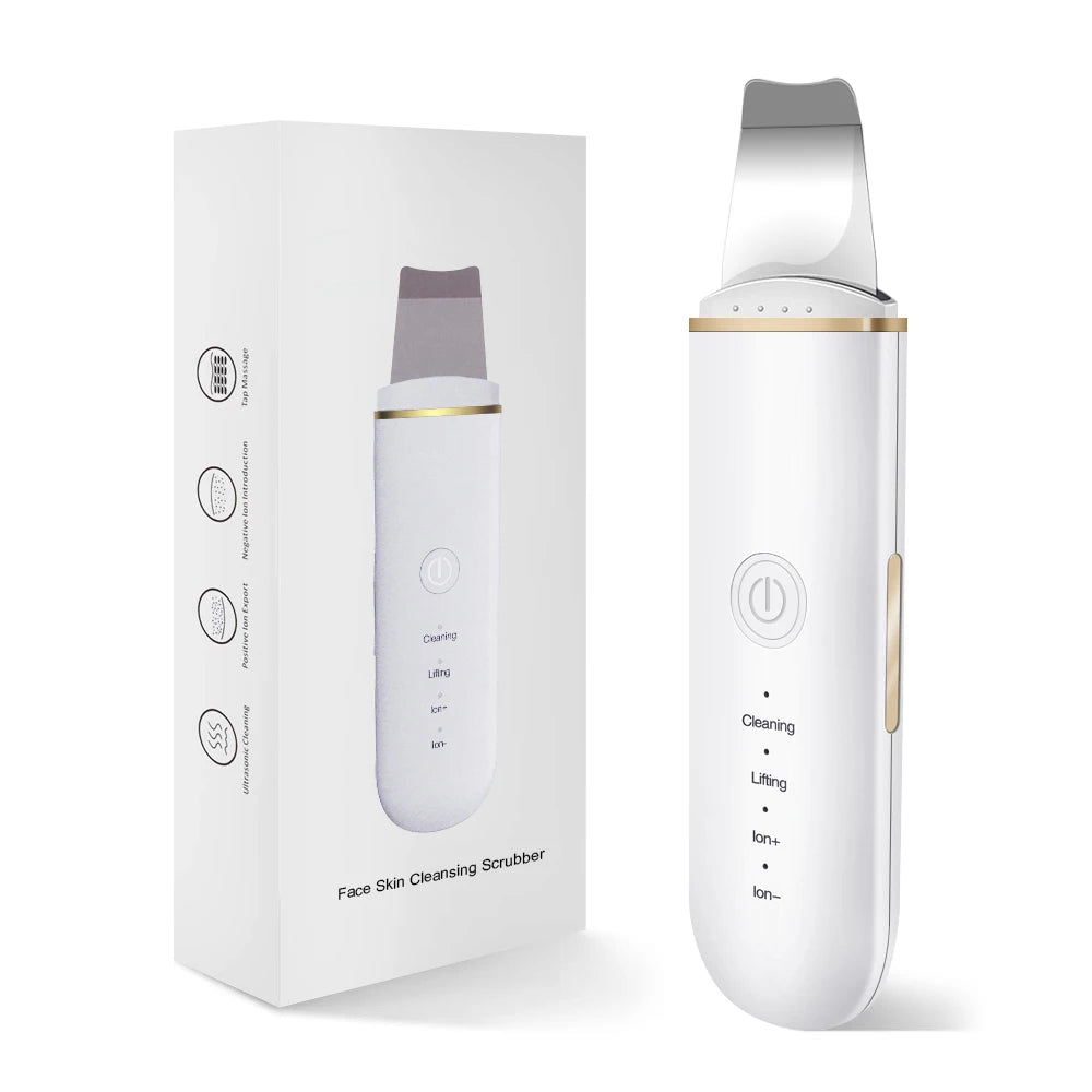 Ultrasonic Skin Scrubber Vibration Face