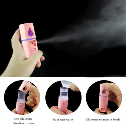 Portable Nano Facial Mister Mini Facial Steamer