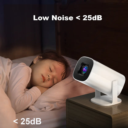 Android 11 Projector with WiFi 6 and Bluetooth