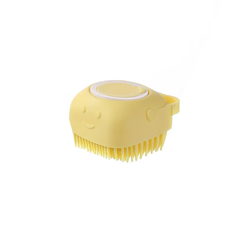 Pet  Washing Massage Gloves Brush Soft  Silicone