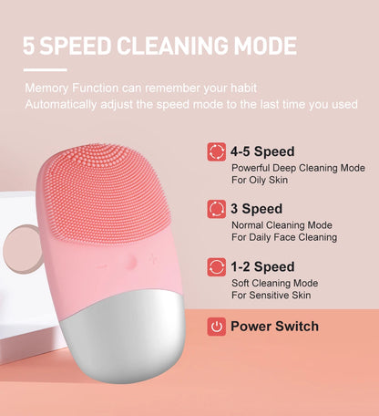 Electric Face Cleansing Brush Facial Cleanser