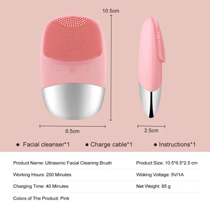 Electric Face Cleansing Brush Facial Cleanser