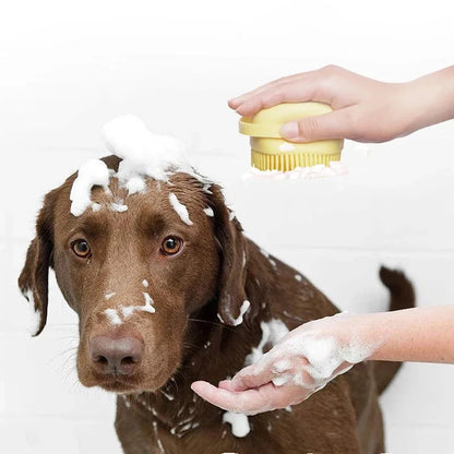 Pet  Washing Massage Gloves Brush Soft  Silicone