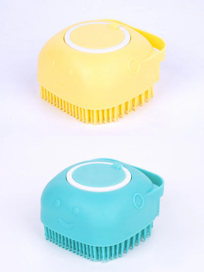 Pet  Washing Massage Gloves Brush Soft  Silicone