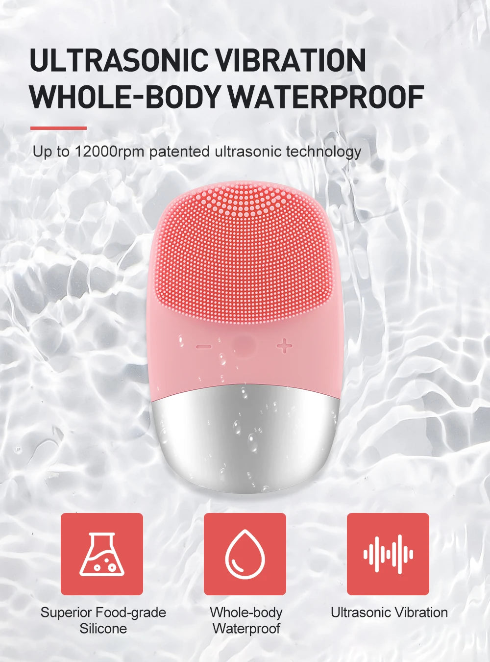 Electric Face Cleansing Brush Facial Cleanser