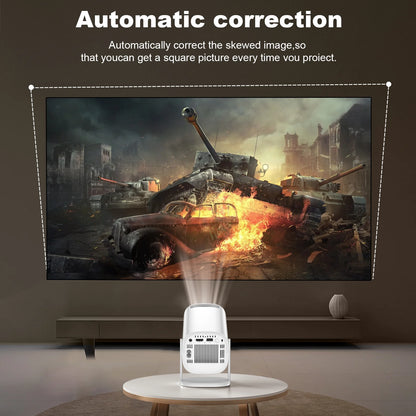 Android 11 Projector with WiFi 6 and Bluetooth