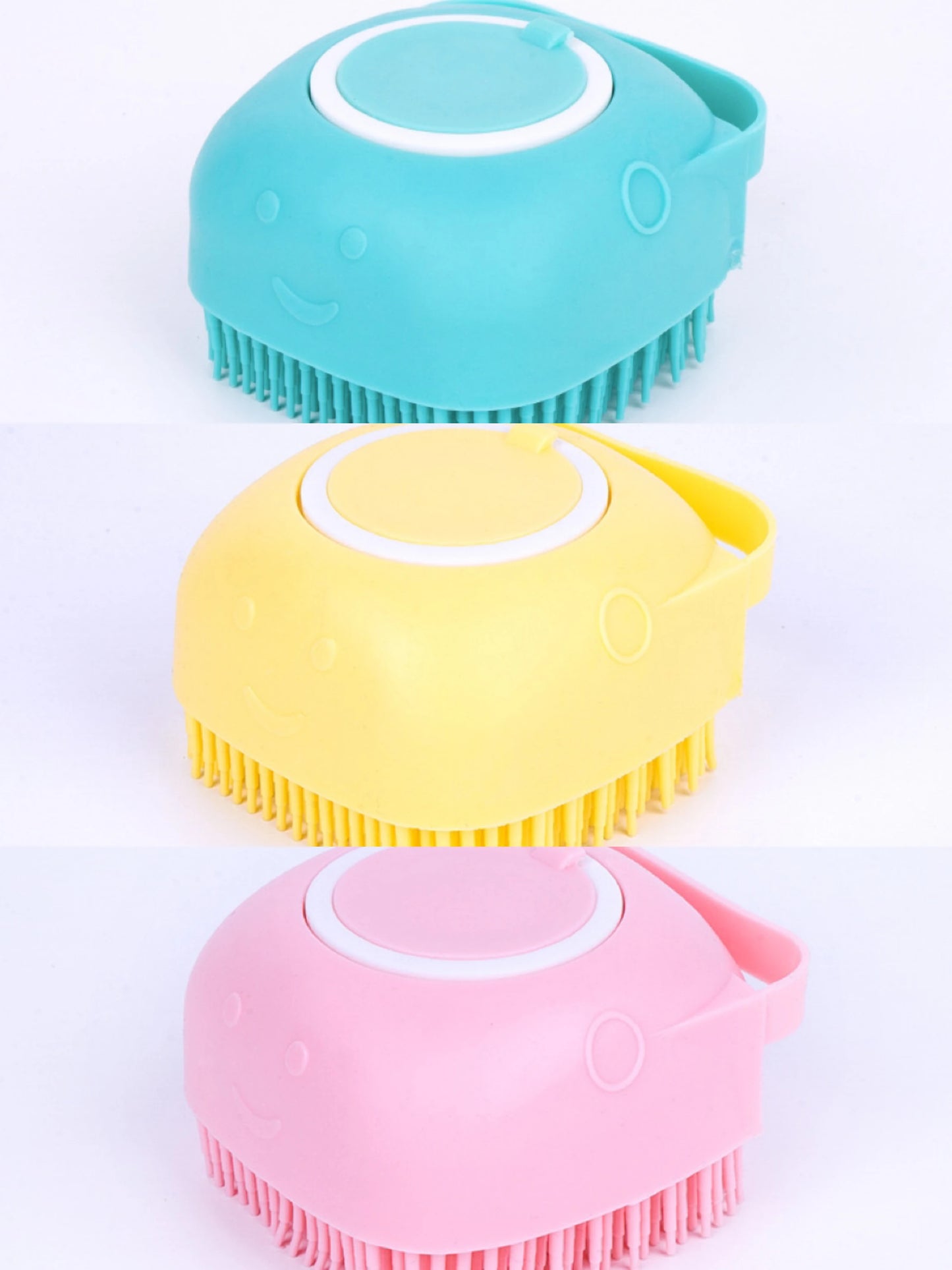 Pet  Washing Massage Gloves Brush Soft  Silicone
