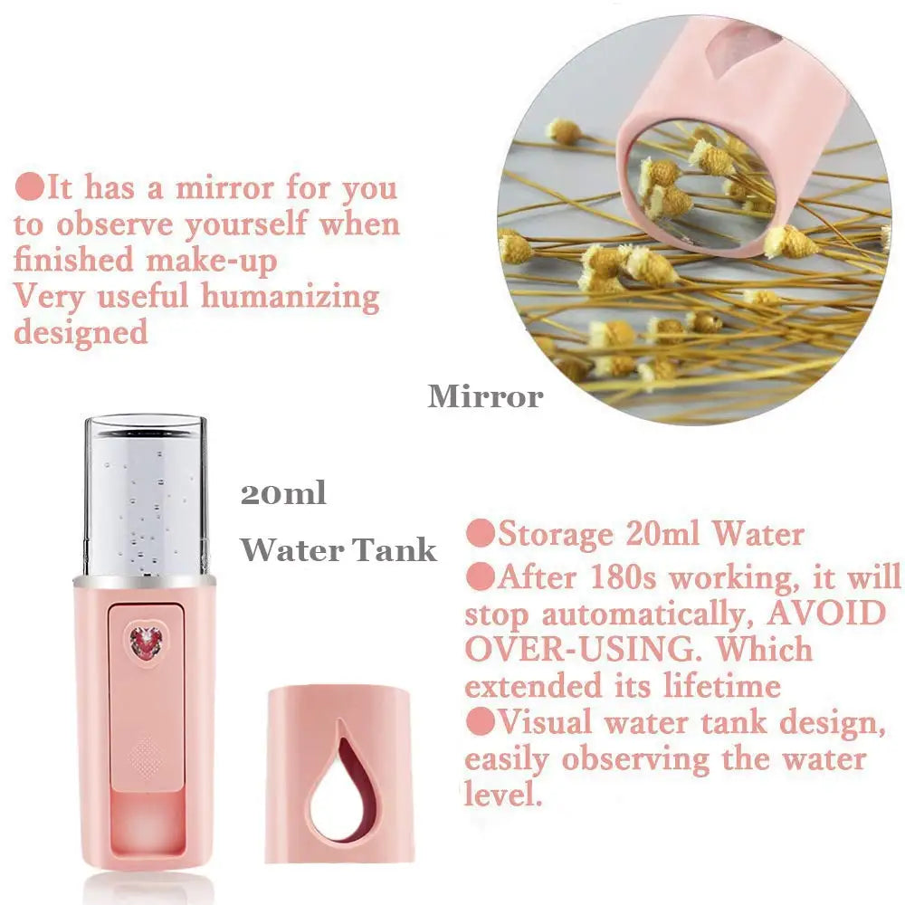 Portable Nano Facial Mister Mini Facial Steamer