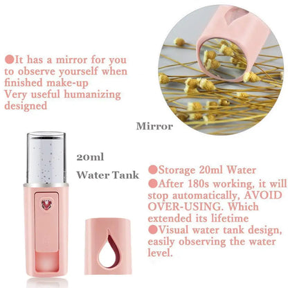 Portable Nano Facial Mister Mini Facial Steamer